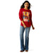 Ariat Women's Roadside Oversized Longsleeve Shirt - Rio RedSmall