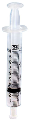 BD Oral Syringe  With Tip Cap, 10cc, Clear, 100 ct - Clear10cc