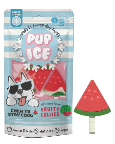 Pup Ice Fruity Lollies, 3pk - Watermelon  