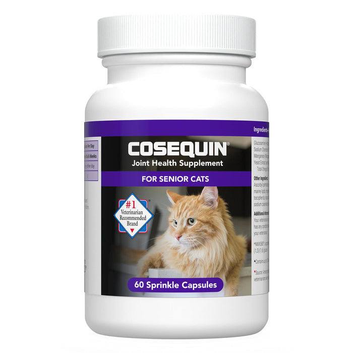 Cosequin Senior Joint Health Supplement for Cats, 60 Sprinkle Capsules - Single Pack