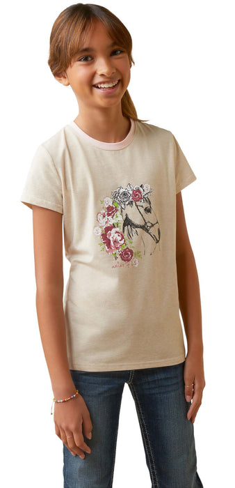 Ariat Girls Flora T-Shirt - Small  