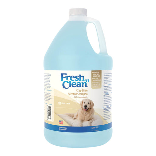 Fresh 'n Clean Scented Shampoo 15:1 Concentrate Crisp Linen Gallon - Clear greenCrisp LinenGallon