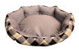 Mink Tufted Euro Bed - Chiseled & Vanilla Ice Large 