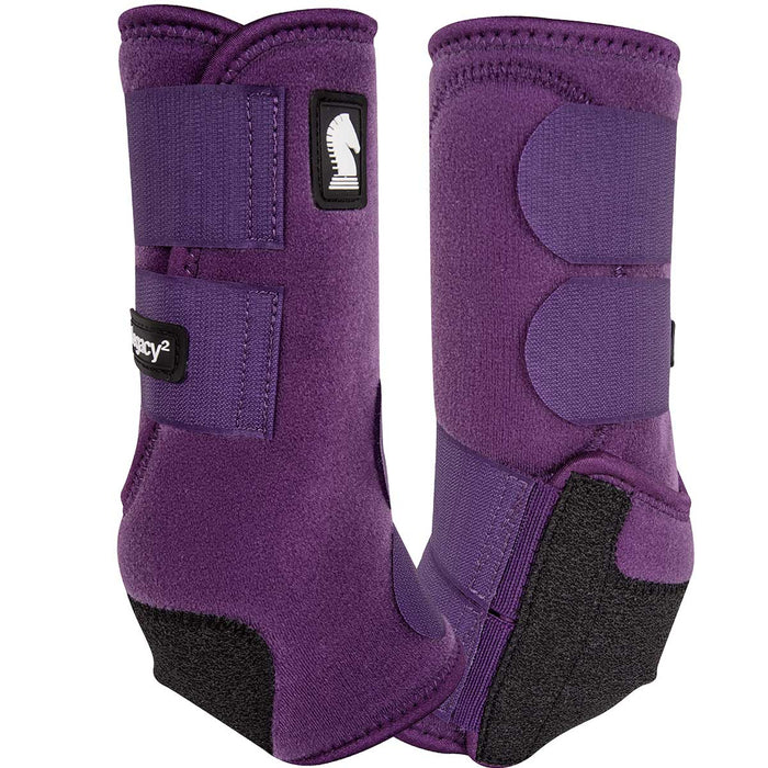 Classic Equine Legacy 2 Hind Boots - Eggplant Large Eggplant