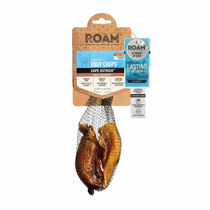 Roam Dog Treats Ossy Chops, 2pk - See product for detailsOstrich2pk