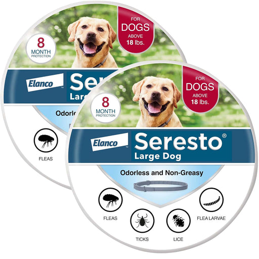 Seresto Flea and Tick Dog Collars - Large 2 Pack 