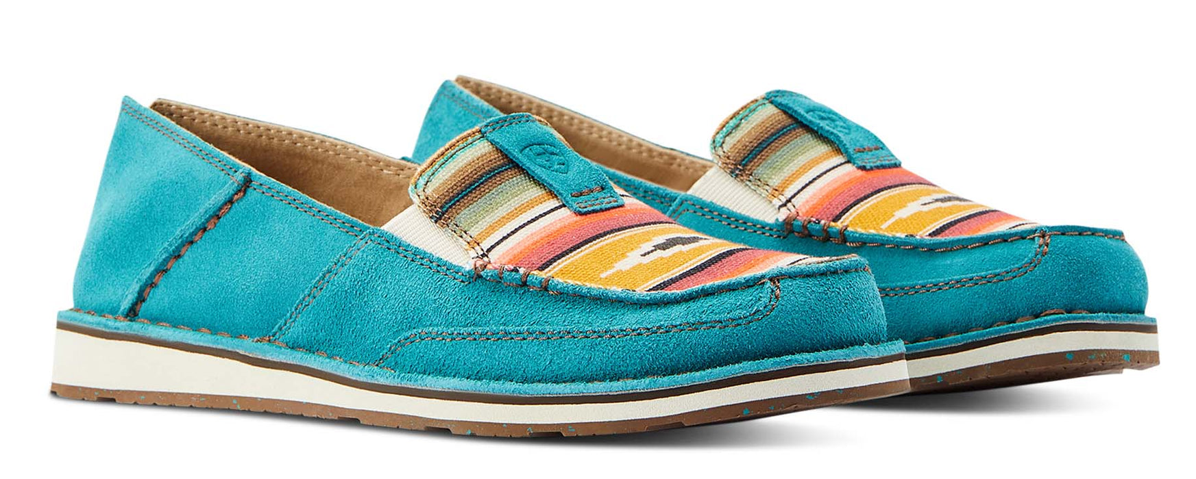 Ariat Women's Cruisers, Teal & Suede - 7  