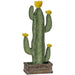 Tabletop Cactus with Yellow Blooms -   