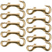 open-end-repair-snap-brass-4 - 10 Pack