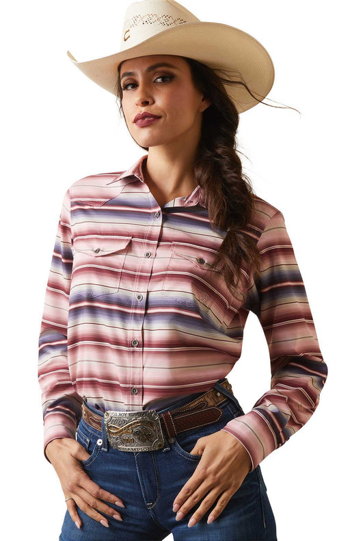 Ariat Women's Western VenTek Stretch Shirt, Reata Serape - XLarge  