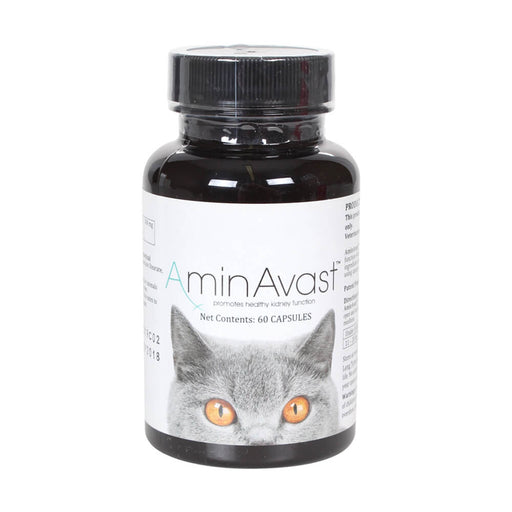 AminAvast for Cats, 60 Capsules - White