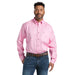 Ariat Men's Solid Twill Classic Fit Shirt - Pink LG 