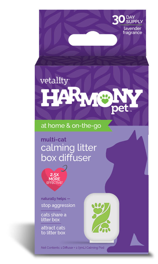 Harmony Pet Calming Litter Box Diffuser - Lavender