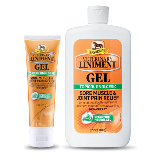 Absorbine Veterinary Liniment Gel 3 oz and 12 oz Combo Pack - 