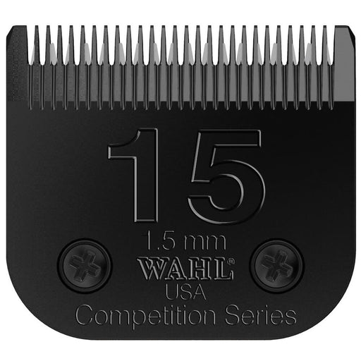 Wahl Clipper Blade #15 Med Fine Ultimate Series - Black 1.5mm (3/16") 