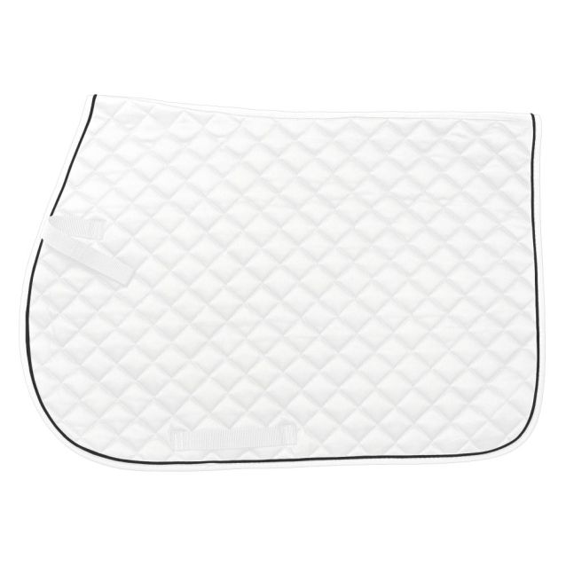 Quilted Event Saddle Pad - White  