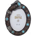 Belt Buckle Oval Picture Frame -   