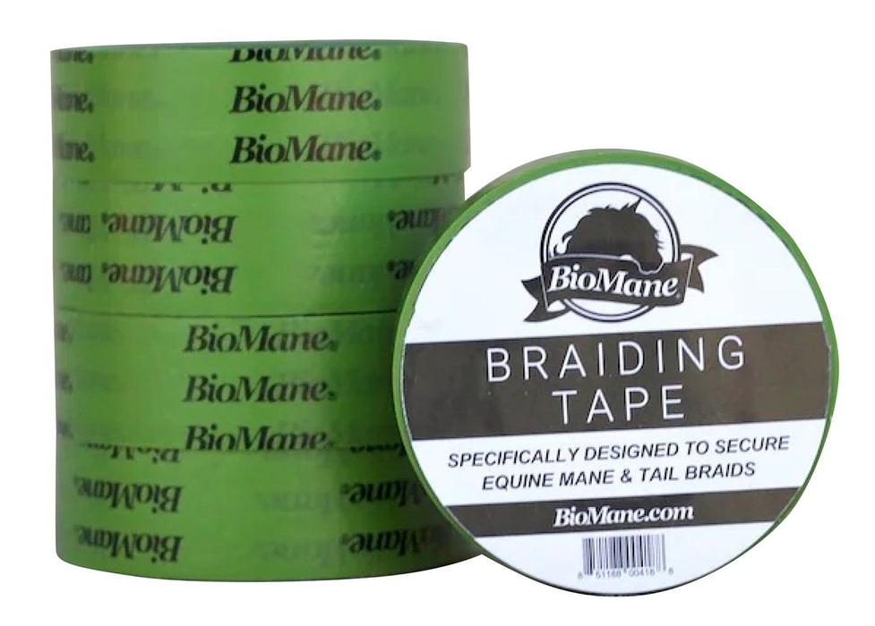 BioMane Braiding Tape, 5 Pack - Green 5pk 