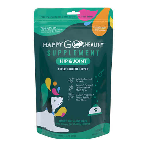 Happy Go Healthy Hip and Joint Supplement for Dogs - 14oz