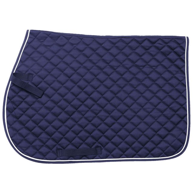 Quilted Event Saddle Pad - Blue/Navy  