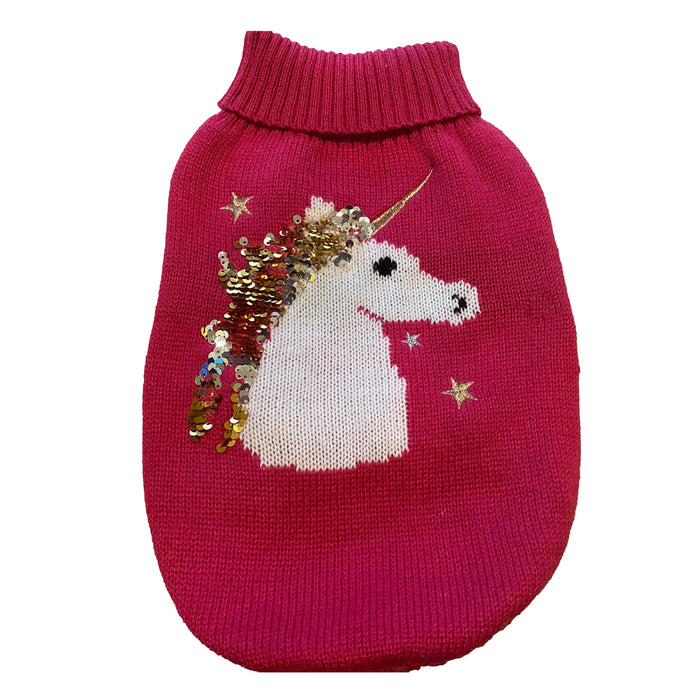 Unicorn Sequin Sweater - XSmall  