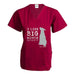 Dog is Good Scrub Top, I Like Big Mutts - Wine XL 