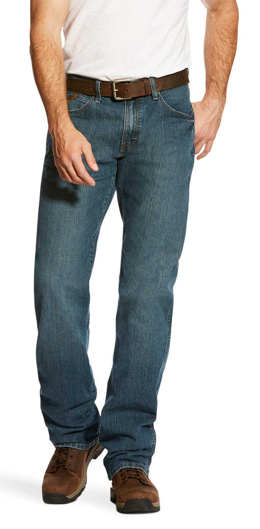 Ariat Men's Rebar M4 Relaxed DuraStretch Basic Boot Cut Jean - 29x34  