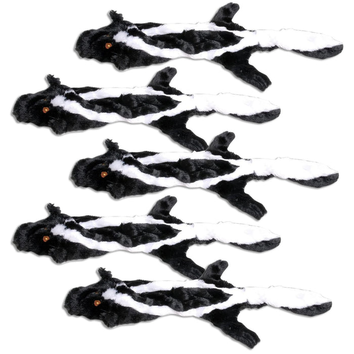 thinnies-dog-toys-with-rope-no-squeaker-21-style-rabbit - Skunk5 Pack