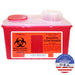 Sharps Biohazard Container - 1 gallon