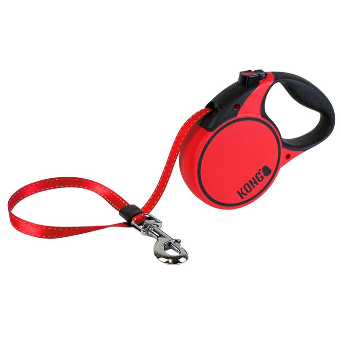 KONG Terrain Retractable Leash - Red Large 