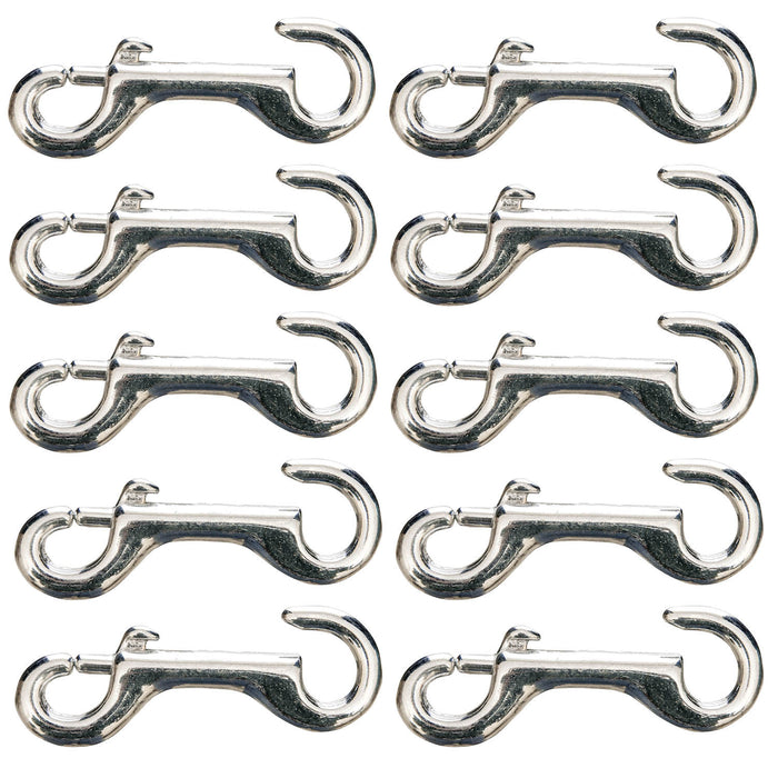 Jeffers Zinc-Plated Open End Snap, 4', 10 pk - 