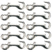 Jeffers Zinc-Plated Open End Snap, 4', 10 pk - 