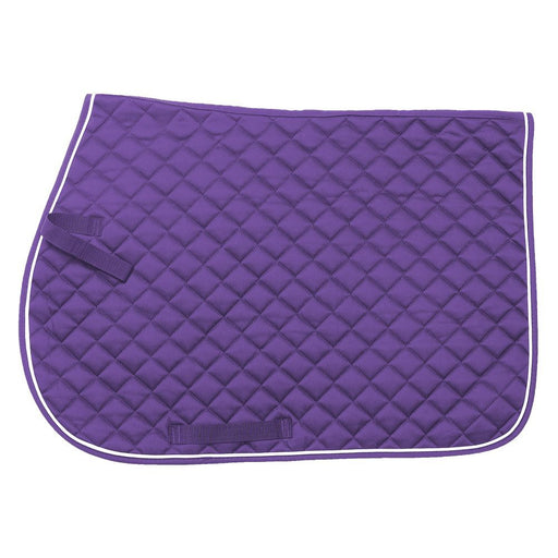 Quilted Event Saddle Pad - Purple  