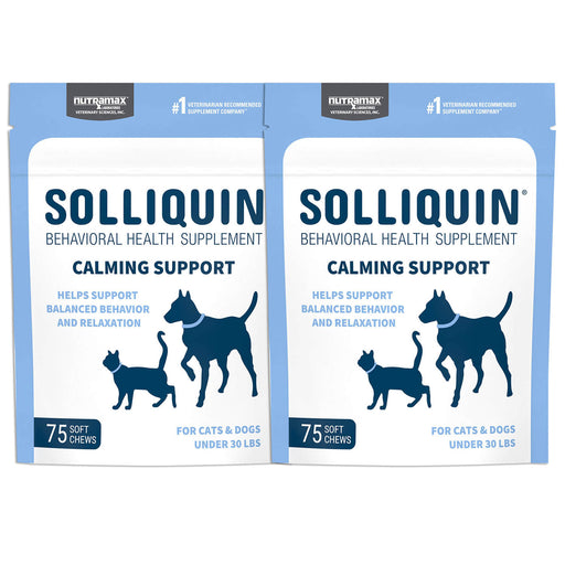 Solliquin Soft Chews 75 ct for SM to Med Dogs/Large Cats - 2 Pack