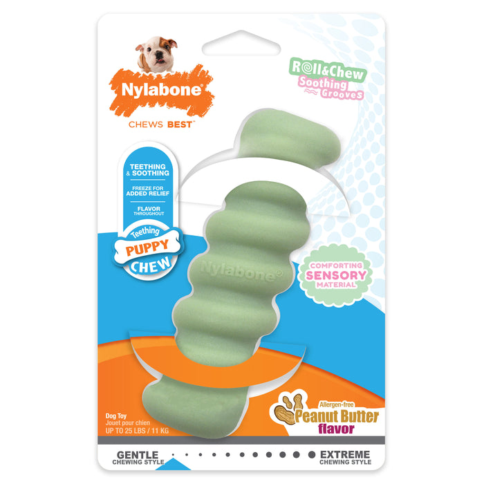 Sensory Material Puppy Teething Toy, Peanut Butter, Small/Regular, Up to 25 Ibs. - Peanut ButterSmall/Regular