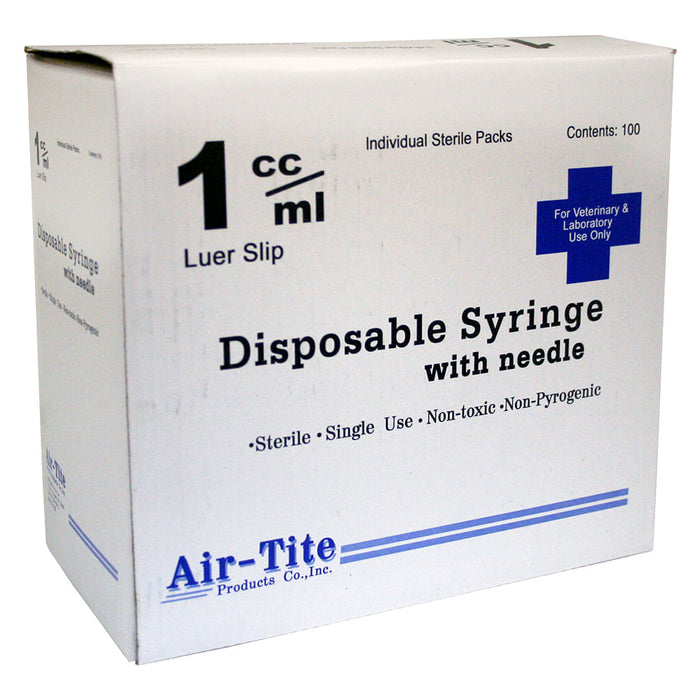 Air-Tite Syringes with Needles  1cc TB with 25g x 5/8" - 1cc TB with 25g x 5/8"  