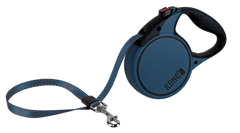 KONG Terrain Retractable Leash - Blue Small 