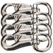 Round Eye Nickel-Plated Bull Snap, 4', 4 pk - 