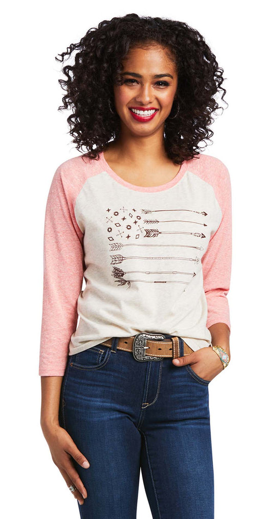 Ariat Women's Arrow Raglan Shirt - SML  