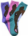 Horse Face Crew Socks, Ladies, 3pk - Multi  