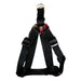 Nylon Harness Adjustable Easy-On - Black¾" x  20-30"