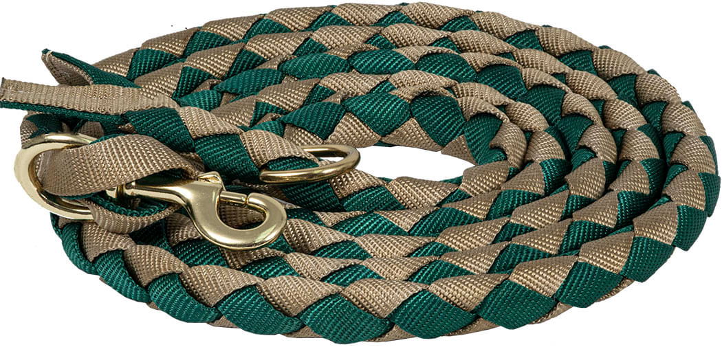 Braided 9' Loping Lead Rope - HUNTER TAN  