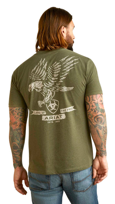 Ariat Men's Fighting Eagles Short Sleeve T-Shirt - XXLarge  