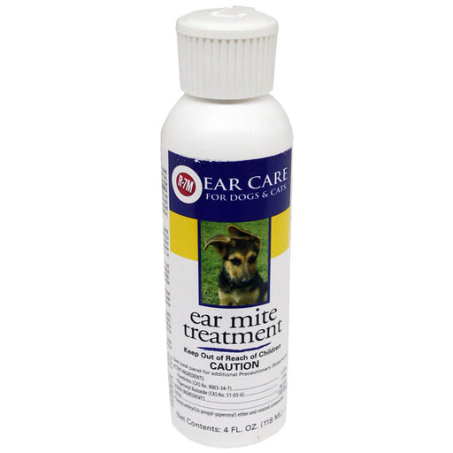 Miracle Care R-7 Ear Mite Treatment  4 fl oz - 4 oz, R-7M Ear Mite Treatment  