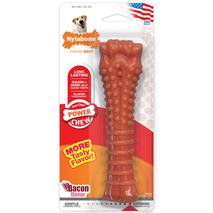 Power Chew Dog Toy, Bacon, X-Large/Souper, 50+ lbs - BaconX-Large/Souper