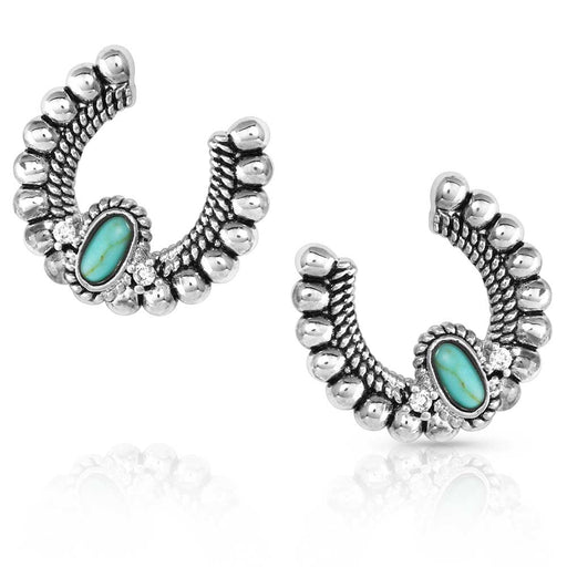 Lucky Roads Turquoise Earrings -   