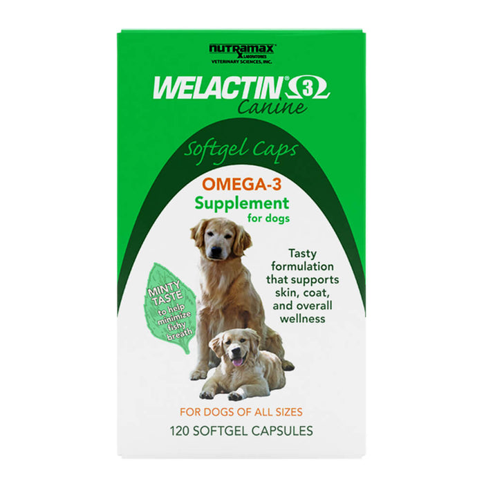 Welactin Canine Softgels, 120 count - Single Pack