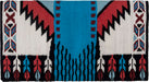 Good Medicine "Reining Glory" 100% New Zealand Wool Saddle Blanket - BLACK TURQUOISE  