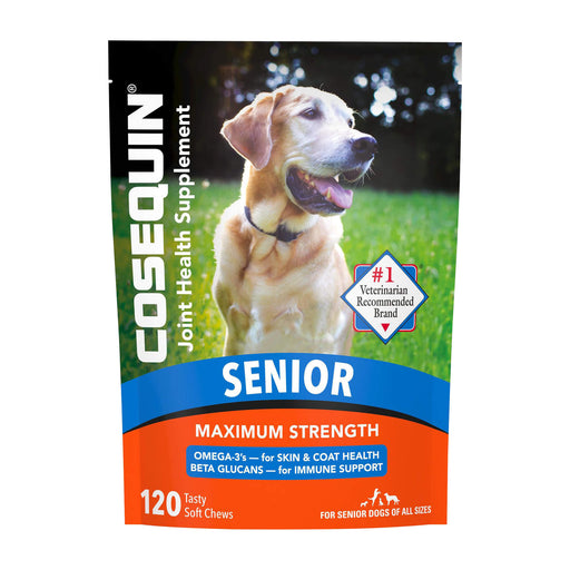 Nutramax Cosequin Senior Joint Health Supplement for Senior Dogs, 120 Soft Chews - 