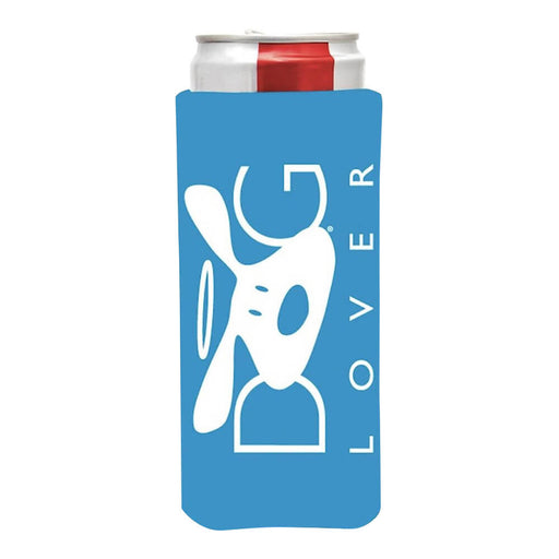 Slim Koozie, Dog Lover, Turquoise - 